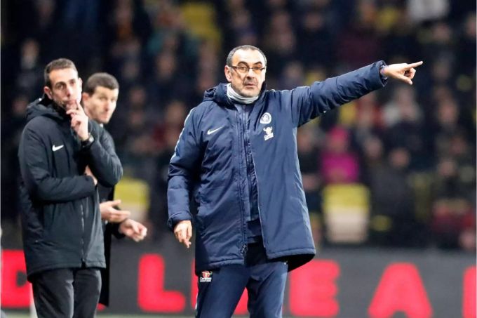 Maurizio Sarri im Spiel gegen Watford. Maurizio Sarri