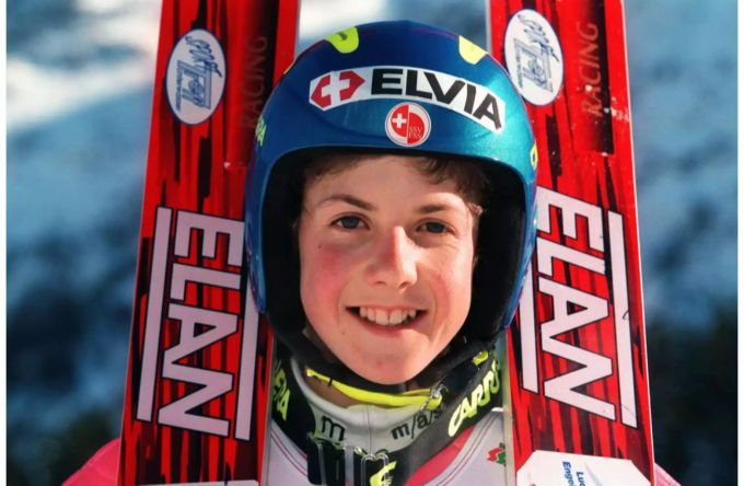 Simon Ammann 1998. Vier Jahre später gewinnt er an den Olympischen Winterspielen von Salt Lake City zwei Goldmedaillen.