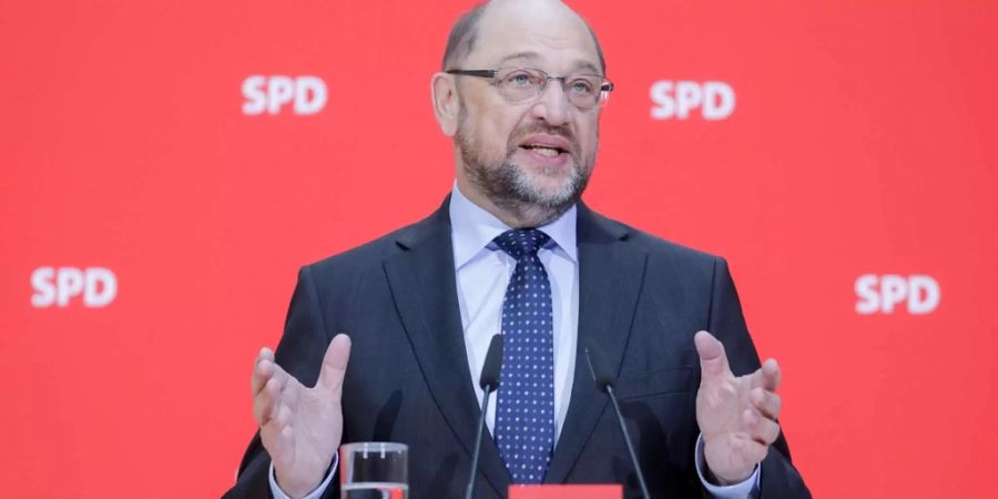 Eine erneute grosse Koalition mit der Union schliesst die SPD aus und scheut keine Neuwahlen.