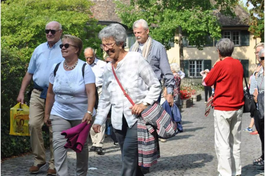 ThalwilerInnen am Altersausflug in Schaffhausen - zvg Gemeinde Thalwil