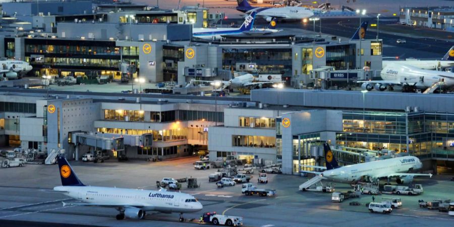 Der Flughafen in Frankfurt am Main.