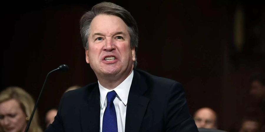 Kandidat für den Obersten Gerichtshof in den Vereinigten Staaten Brett Kavanaugh bei einer Anhörung am 27. September 2018.