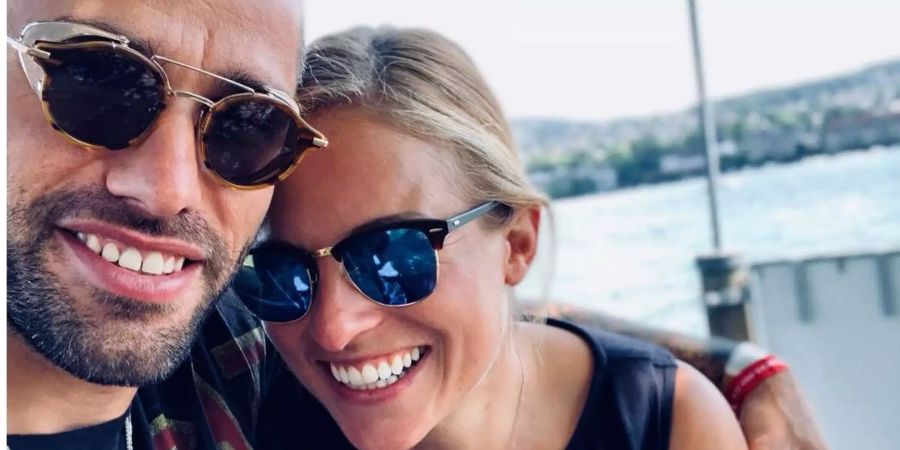 Lara Gut und Ehemann Valon Behrami - solche private Bilder wird es nicht mehr geben.