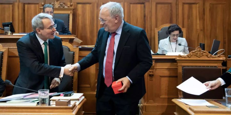 Johann Schneider-Ammann wurde im Ständerat verabschiedet.