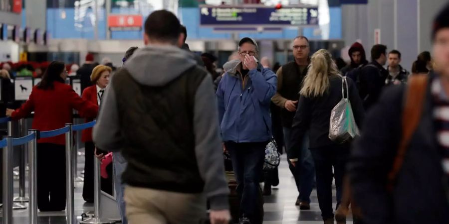 In Chicago mussten hunderte Flüge abgesagt werden.