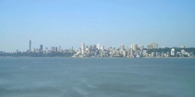 In Mumbai brannte ein Spital (Symbolbild). Ausblick auf die indische Metropole Mumbai.