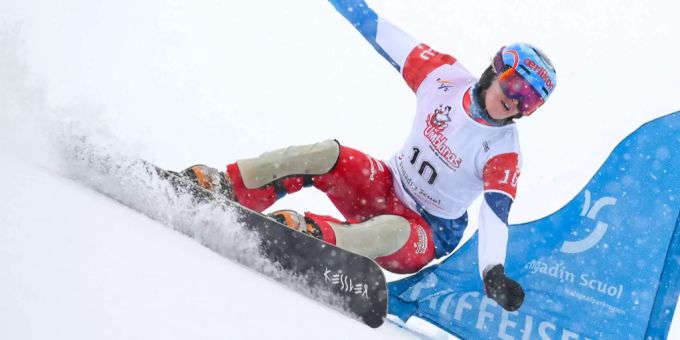 Julie Zogg hatte wieder einmal ein gutes Gefühl. Julie Zogg, Snowboarderin