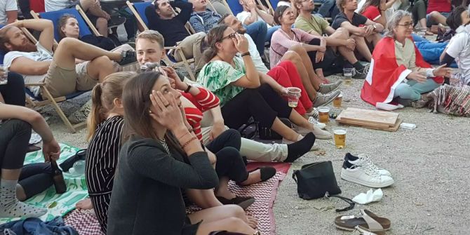 Spannung im Luzerner Public Viewing in der Ufschötti