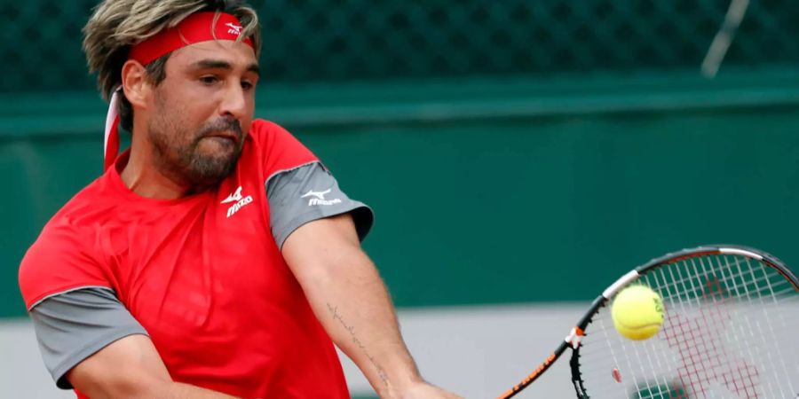 Der Zyprer Marcos Baghdatis kommt in die zweite Runde.