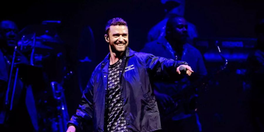 Justin Timberlake performt an einem Konzert während seiner «The»-Tour im Ziggo Dome in Amsterdam.