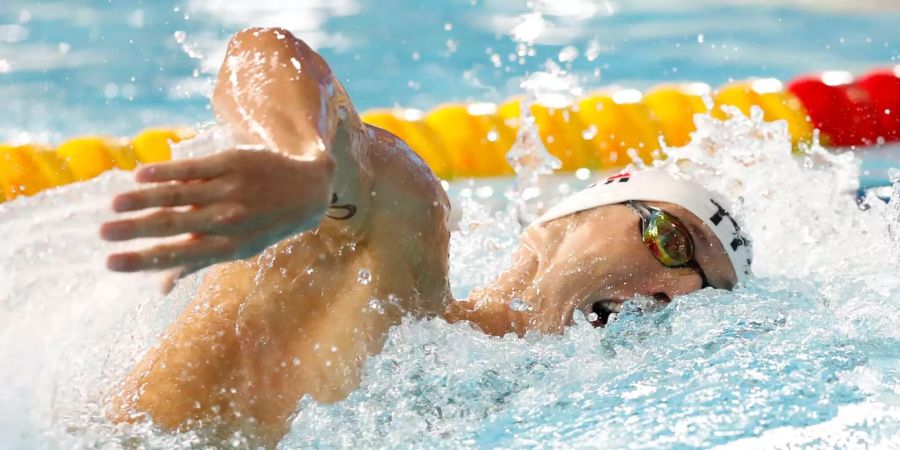 Jérémy Desplanches an den European Championships in Glasgow.