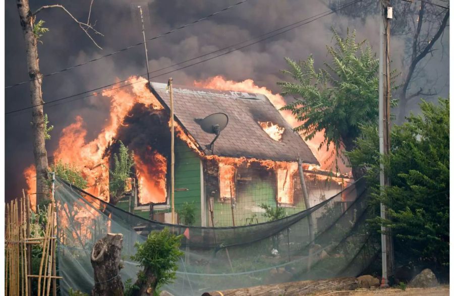 In Kalifornien haben drei grössere Waldbrände zehntausende Hektar Wald zerstört und Menschenleben gefährdet.