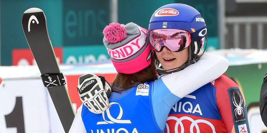 Die Verfolgerin gegen die Saisondominatorin: Kann Wendy Holdener ihrer ärgsten Konkurrentin Mikaela Shiffrin ein Bein stellen?