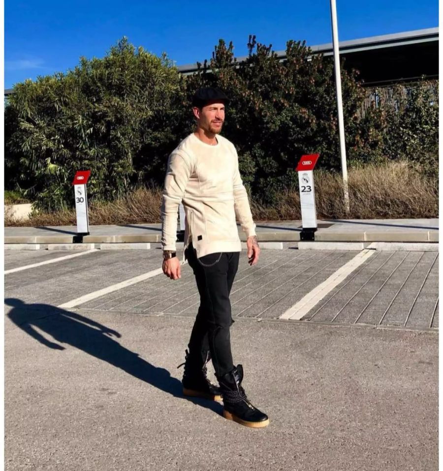 Sergio Ramos und seine spezielle «Schuh-Mode».