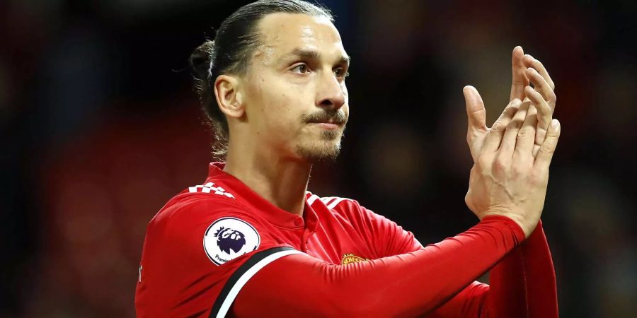 Zlatan Ibrahimovic wird wohl bald nicht mehr im Manu-Leibchen auflaufen.