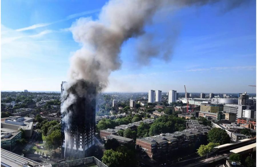 Grenfell Tower: 72 Menschen starben vor einem Jahr in den Flammen.