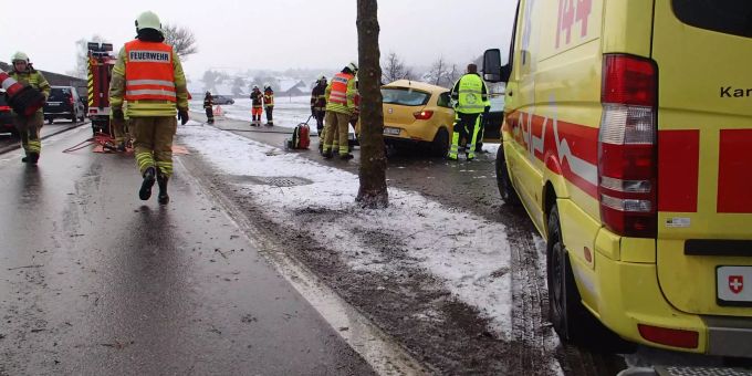 Die Ambulanz brachte ihn ins Spital, Kapo AG