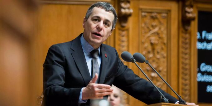 Bundesrat Ignazio Cassis plant eine Intensivierung der Kontakte mir den EU-Ländern. cassis