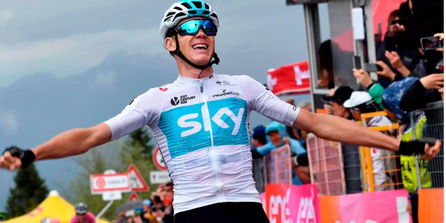 Chris Froome gewinnt die schwere Etappe auf dem Zoncolan.