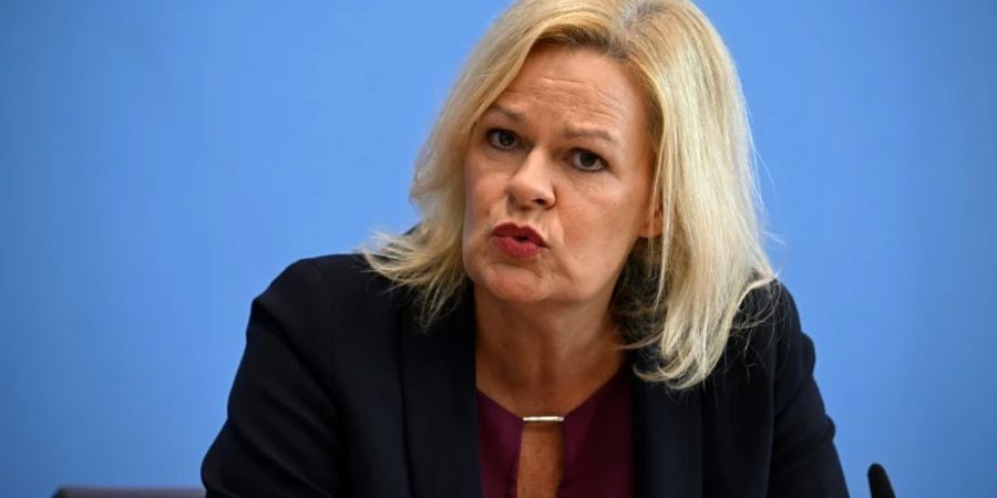 Innen- und Sportministerin Faeser