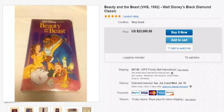 VHS Disney