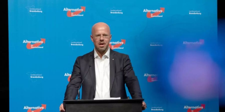 Brandenburgs AfD-Spitzenkandidat Andreas Kalbitz