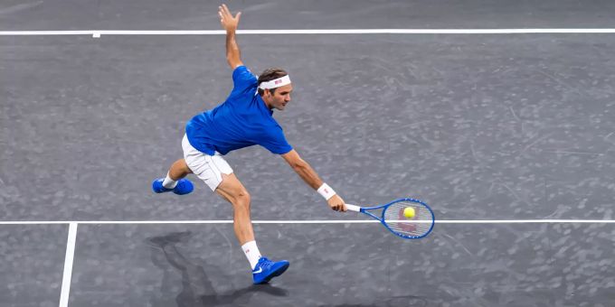 Roger Federer am Laver Cup. Laver Cup Roger Federer