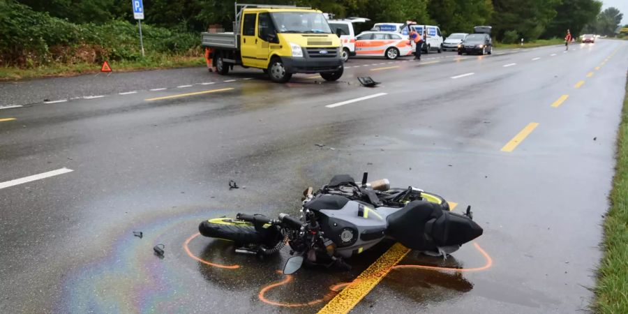 Motorrad übersehen