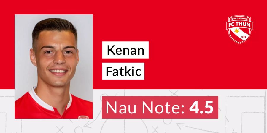 Die Nau-Note für Kenan Fatkic (FC Thun).