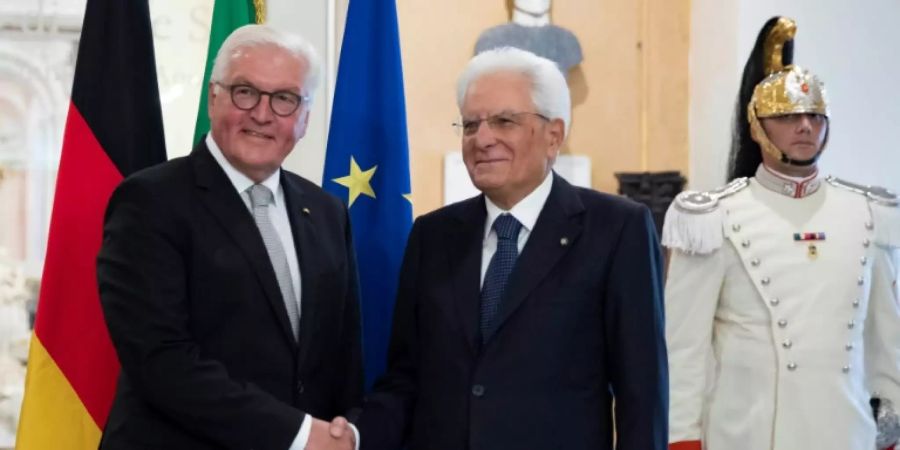 Steinmeier und Mattarella (r.)