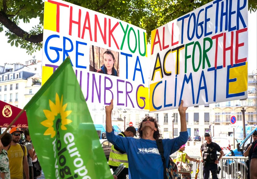 Thunberg Paris Versammlung Klima