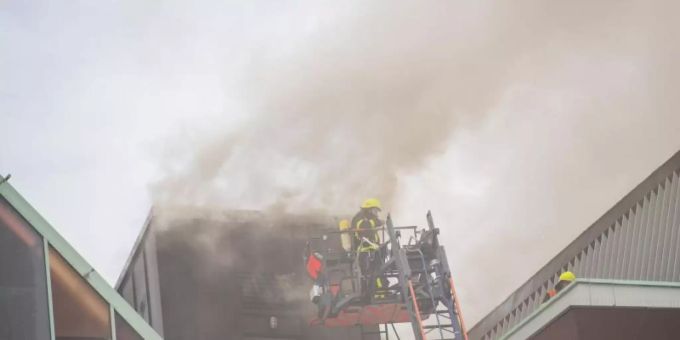 Frankfurt/Main - Brand im Frankfurter Museum für Moderne Kunst