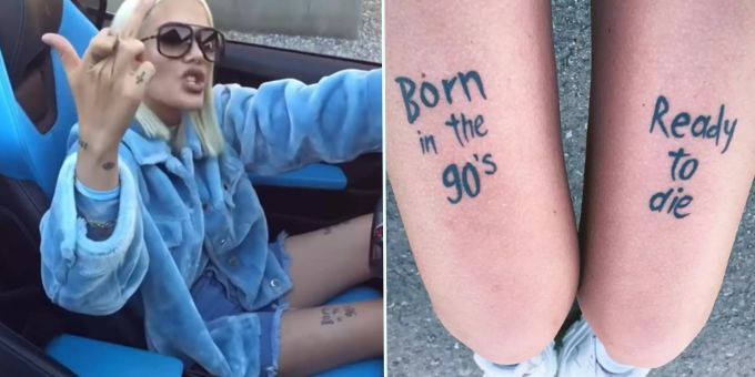 Rapperin Loredanas Tattoo sagt: «Bereit zum Sterben». lordana