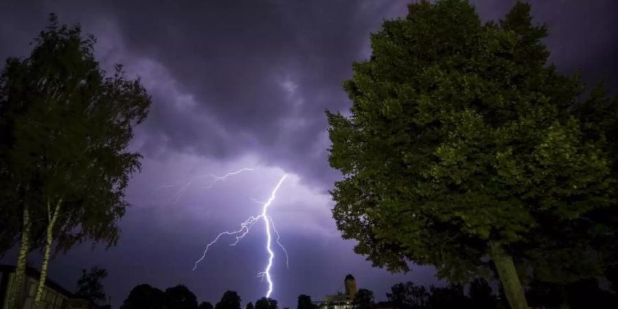 Deutschland wurde im vergangenen Jahr rund 446.000 Mal vom Blitz getroffen. Foto: Rene Ruprecht