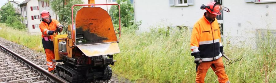 SBB Testfahrzeug Unkrautvernichtung