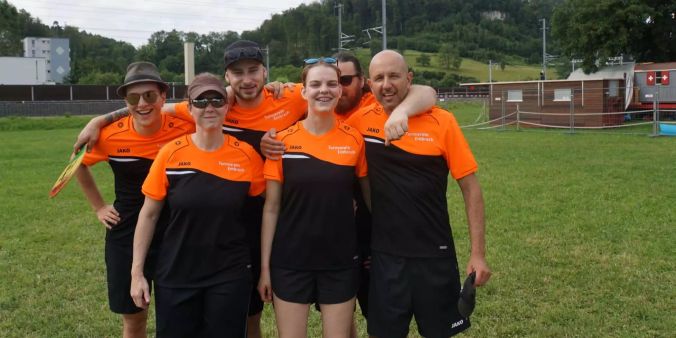 Drei Gruppen absolvierten den FTA: Gruppe "Chrigi" mit Fabio, Claudia, Joelle, Michael und Zütti,