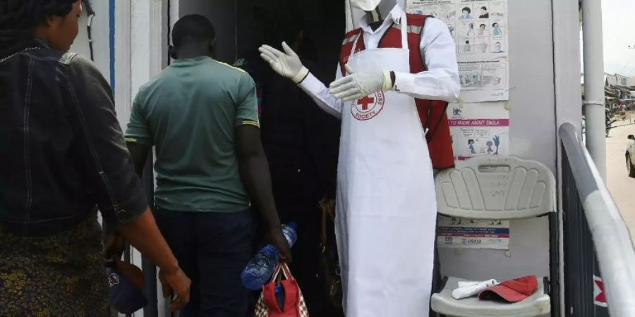 Gesundheitshelfer an der Grenze zu Uganda