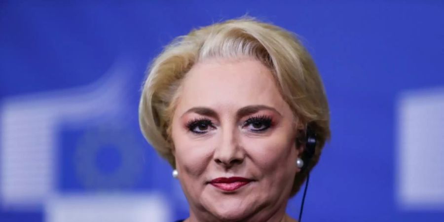 Rumäniens Ministerpräsidentin Viorica Dancila