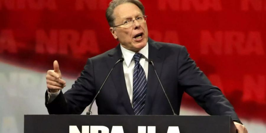 NRA-Chef Wayne LaPierre lehnt schärfere Waffengesetze ab