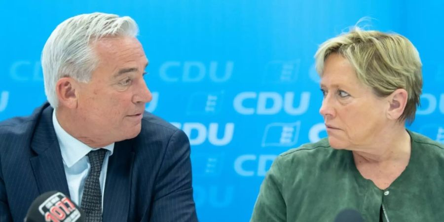 CDU-Landeschef Strobl und Kultusministerin Eisenmann