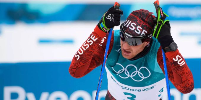 Dario Cologna fehlt am Ende die Kraft. Dario Cologna fehlt am Ende die Kraft.
