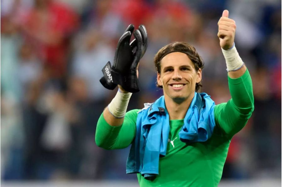 Daumen hoch! Yann Sommer ist zufrieden.