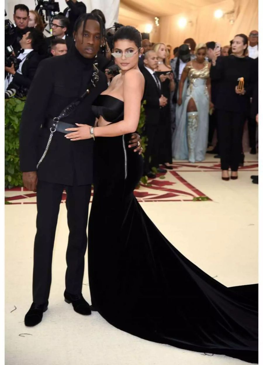 Kylie Jenner und ihr Freund Travis Scott im Metropolitan Museum of Art's in New York.