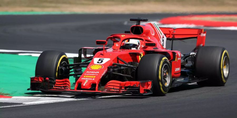 Sebastian Vettel ist in Silverstone der Schnellste.