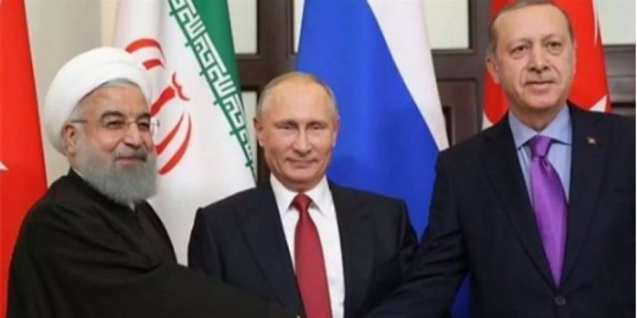 Irans Hassan Rouhani, Russlands Wladimir Putin und Türkeis Recep Tayyip Erdogan (von links) planen ein weiteres Gipfeltreffen.