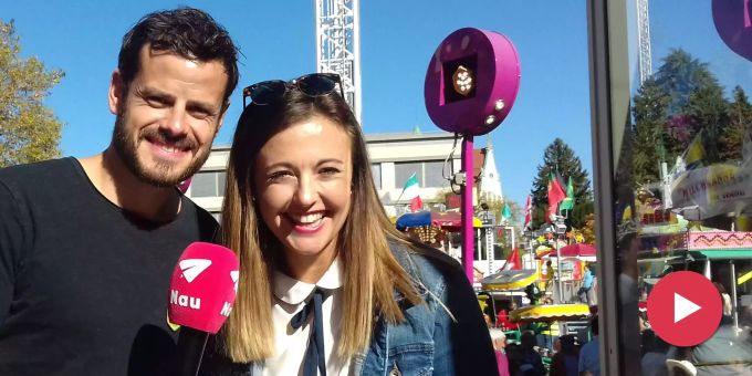 «Trinke gerne ein Bierli» - Mit Barnetta auf dem Olma-Riesenrad