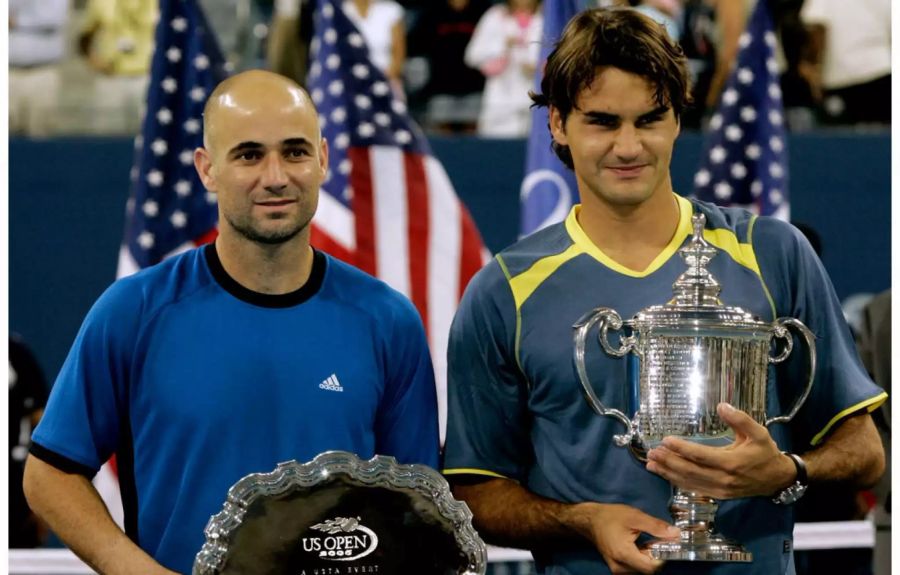 Roger Federer Andre Agassi