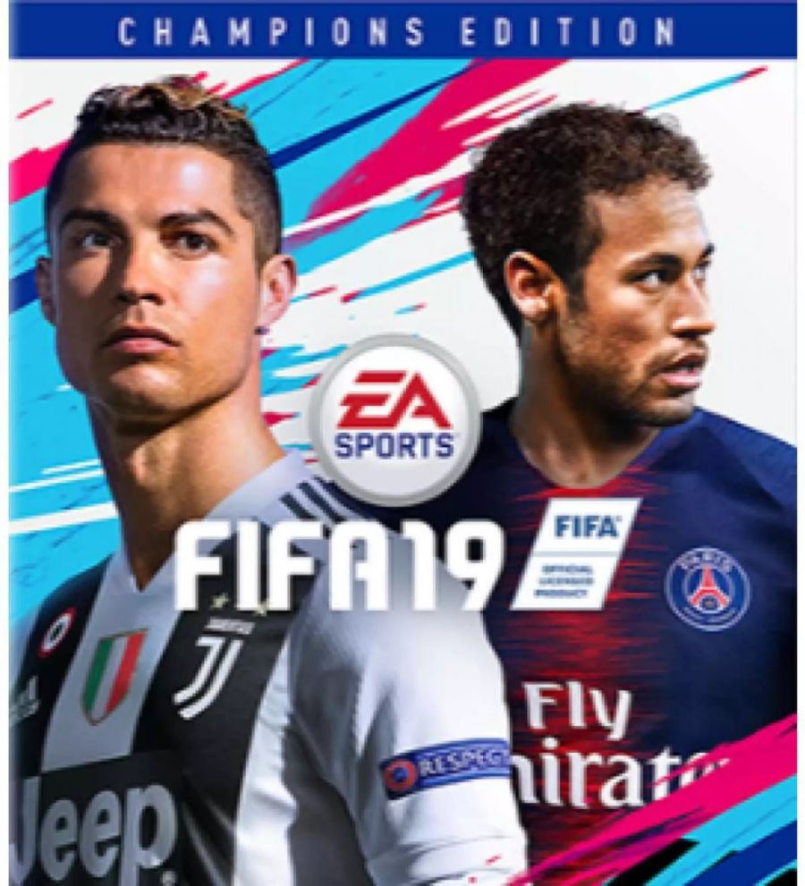 Cristiano Ronaldo und Neymar auf dem Cover der Champions Edition des «Fifa 19» von Electronic Arts.