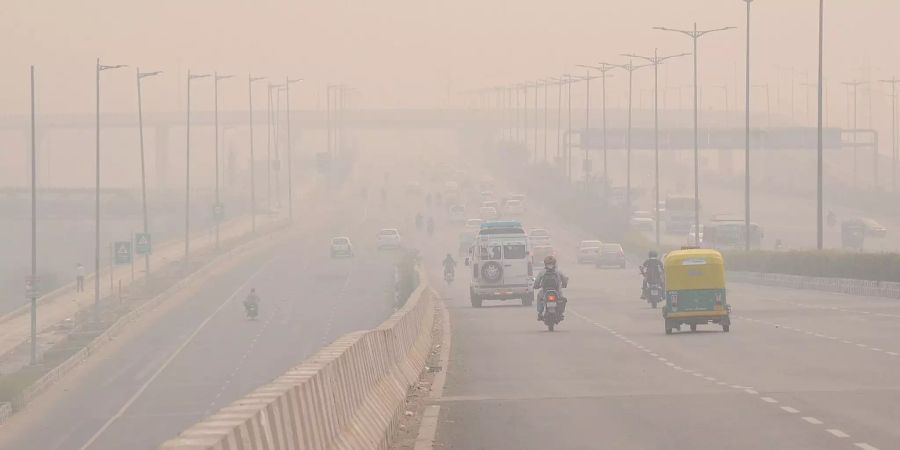 Die Luft in Neu Dehli ist verschmutzt.