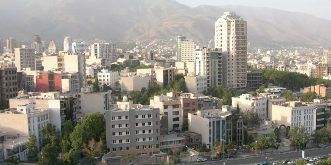 Teheran, die Hauptstadt des Irans.